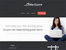 Tablet Screenshot of mymacsource.com